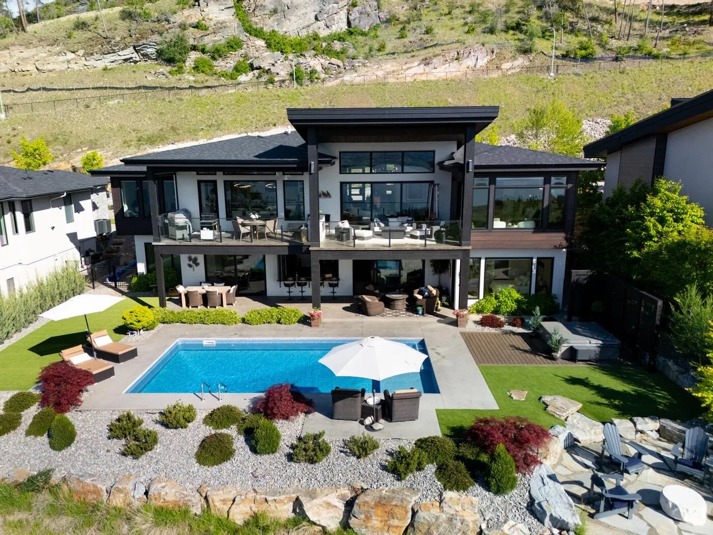 Beautifully staged Kelowna home interior
